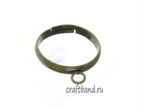 Основа для кольца с колечком, 20 штук