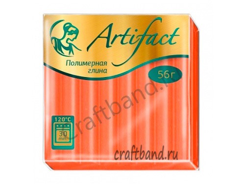 Полимерная глина Артефакт классический оранжевый 122