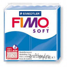 Полимерная глина Fimo Soft 8020-37 pacific blue