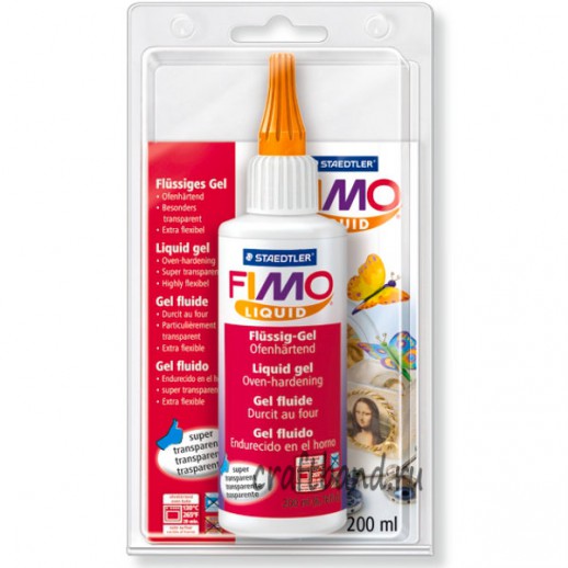 Декоративный гель Fimo Liquid 8051-00 BK 200 мл.