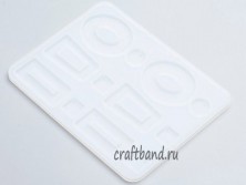 Силиконовый молд для эпоксидной смолы, 6 геометрических подвесок