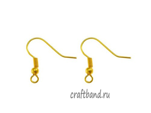 Швензы с шариком золото
