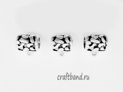 Бейл для подвески серебро