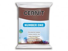 Полимерная глина Cernit Number One brown 800