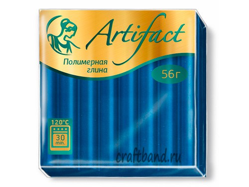 Полимерная глина Артефакт классический синий 161