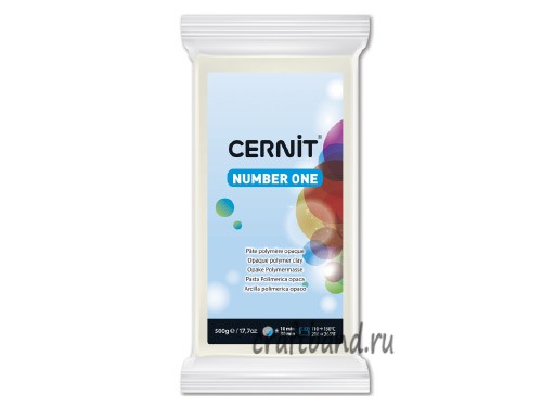 Полимерная глина Cernit Number One белый 027 500 гр.