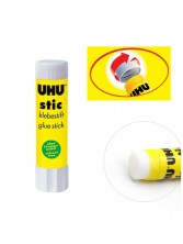 9 Клей-карандаш дизайн UHU Stic СМАЙЛИКИ 8,2 г (1 шт) в ассортименте