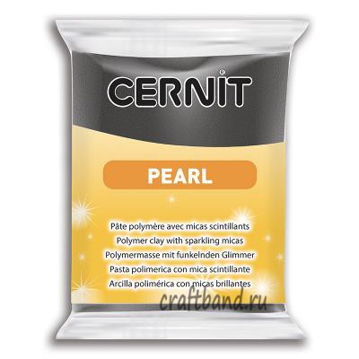 Полимерная глина Cernit Pearl 100 черный