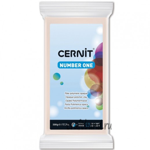 Полимерная глина Cernit Number One 425 телесный 500 гр.