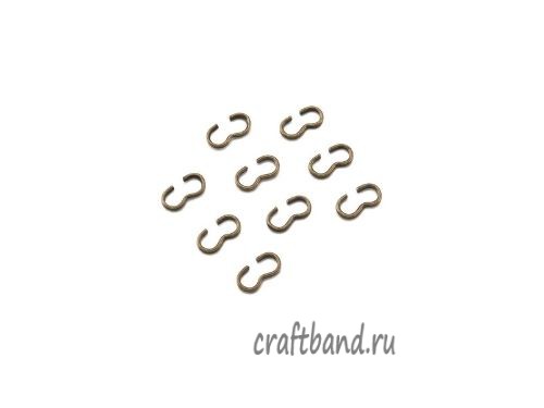 Коннектор зажимной, бронза 10 шт.