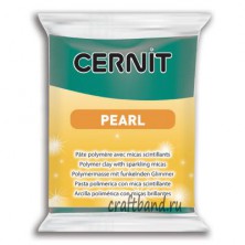 Полимерная глина Cernit Pearl 600 зеленый