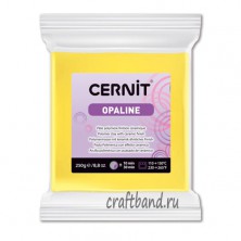 Полимерная глина Cernit Opaline 717 первичный жёлтый 250 гр.