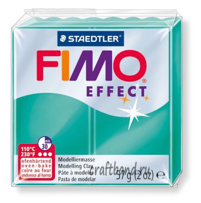 Полимерная глина Fimo Effect 8020-504 translucent green