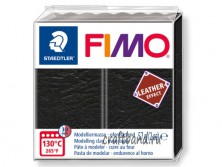 Полимерная глина Fimo leather effect 8010-909 black