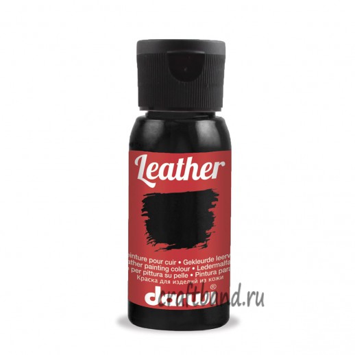 DA0420050 Краска для кожи Darwi LEATHER, 50мл (100 черный)
