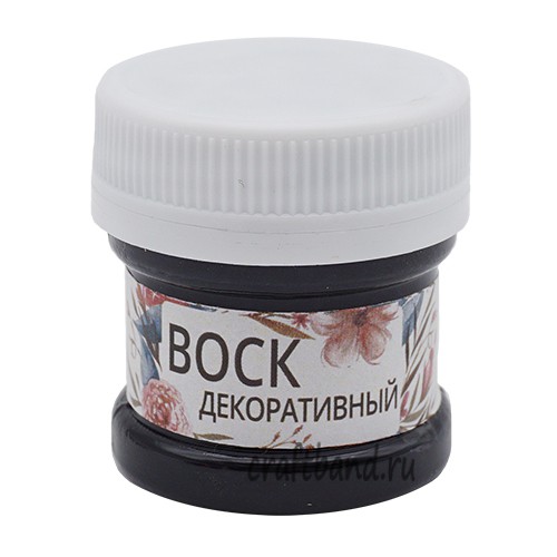 Патинирующий воск ArtWax Чёрный 25 мл Wizzart