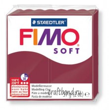 Полимерная глина Fimo Soft 8020-23 merlot