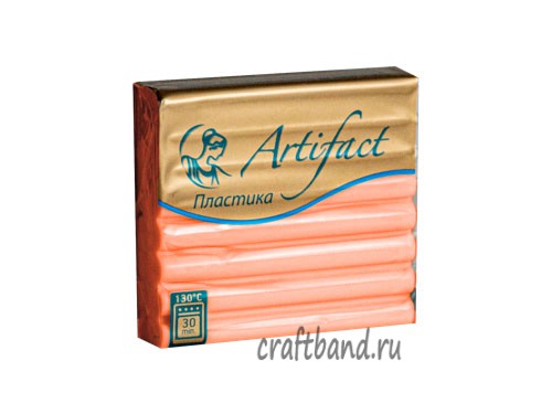 Полимерная глина Артефакт Краски лета Светлый абрикосовый 124