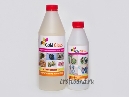 Эпоксидная смола Gold Glass 1350 гр.