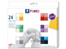 Набор FIMO effect комплект из из 24-ти блоков по 25 гр.  8013 C24-1