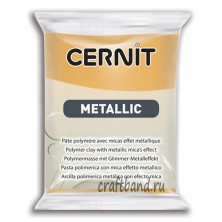 Полимерная глина Cernit Metallic gold 050