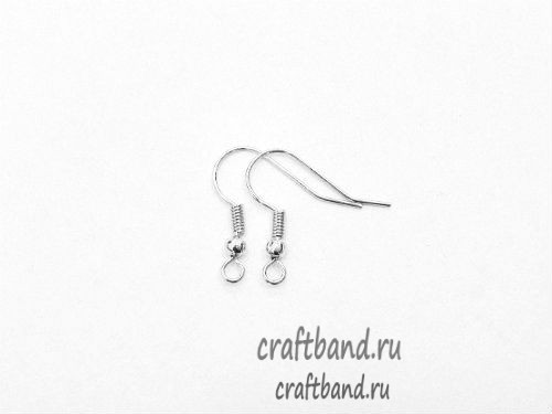 Швензы-крючки с шариком платина