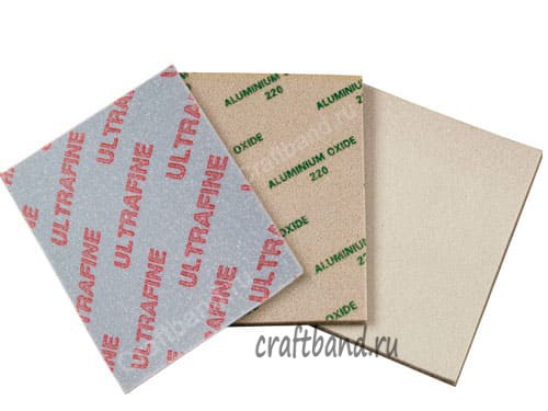 Абразивная губка Smirdex Р60 Coarse (Грубая), 14*11 см.